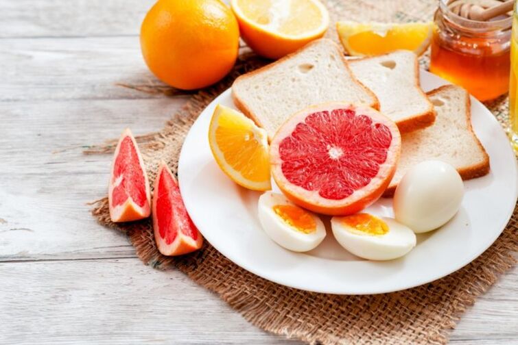 Régime alimentaire sur les œufs